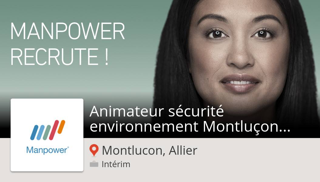 IsabelleManpo's tweet photo. #Animateur #sécurité environnement Montluçon (H/F) (#job) recherché #MontluconAllier. #ManpowerFrance https://t.co/PKwseAJ23K https://t.co/8fnvVFkqyu