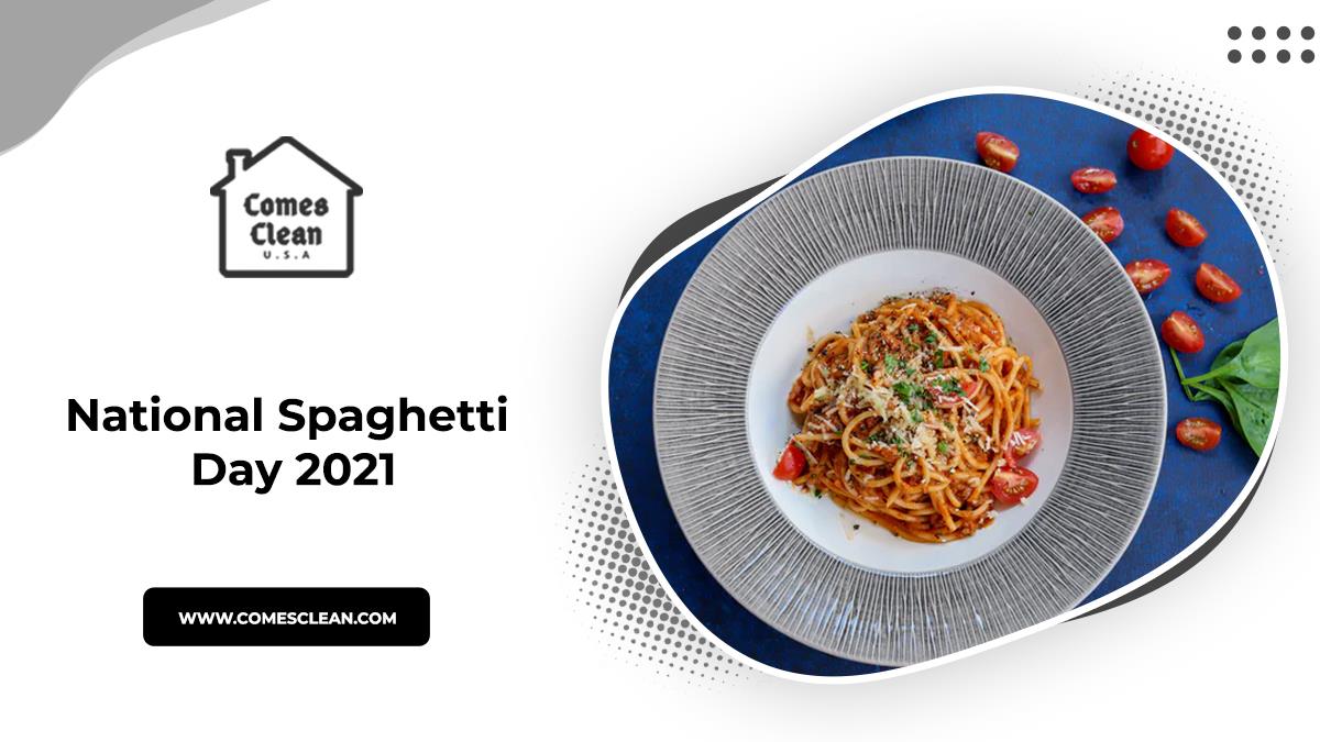 CleanComes's tweet image. National Spaghetti Day 2021🍝