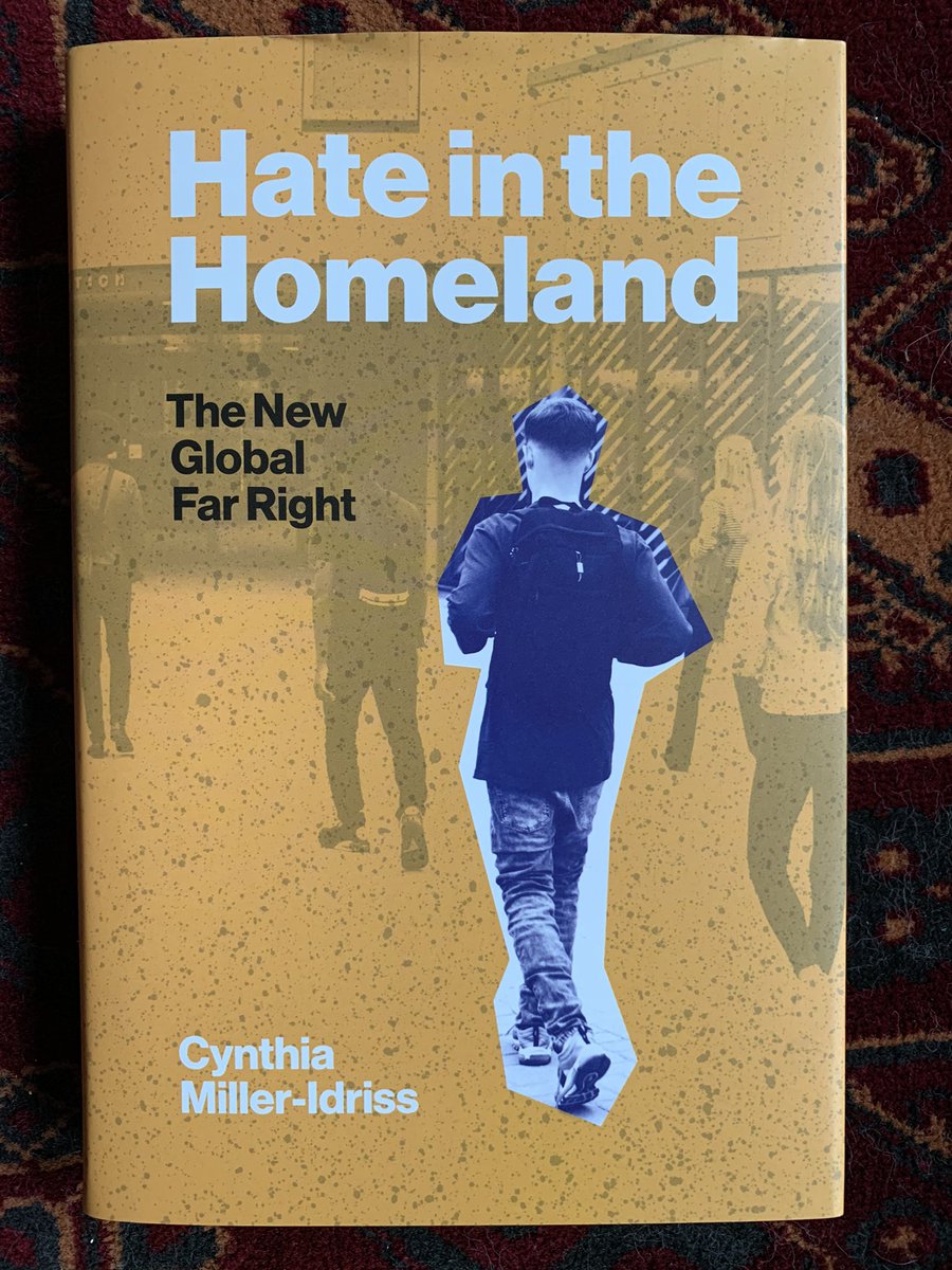 “Hate in the Homeland” by <a href="/milleridriss/">Dr. Cynthia Miller-Idriss</a>.  An important new book  that clearly lays out the insidious and evolving threat posed by mainstreamed far right extremism. In our profession we must understand that “prevention of extremism and protection of democracy go hand in hand.”