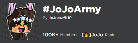 100K :o Thanks😄!  Feel free to join if you aren't in. 
roblox.com/groups/3735996…