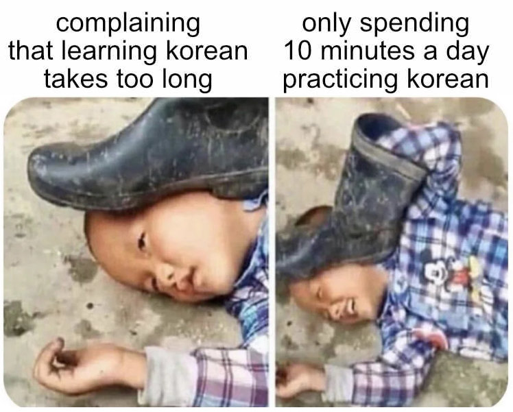 GoBillyKorean's tweet image. Learning Korean is so hard