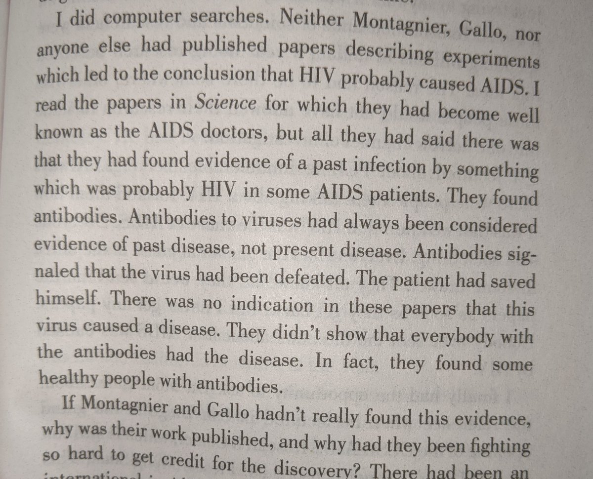 Mullis became interested in AIDS when he was involved in testing blood samples for retroviruses such as HIV.When he looked for evidence that HIV caused AIDS, he could not find any experimental research to support this claim.He kept asking for it, but nobody could provide it.