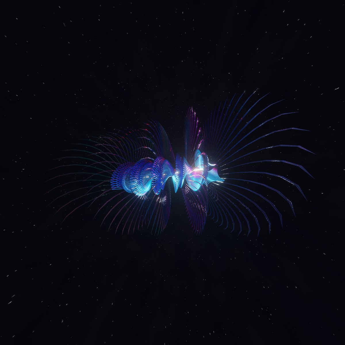 mxjxn's tweet image. Abstrakkt Deep-space Lifeform
Day 71 #100DaysOfBlender