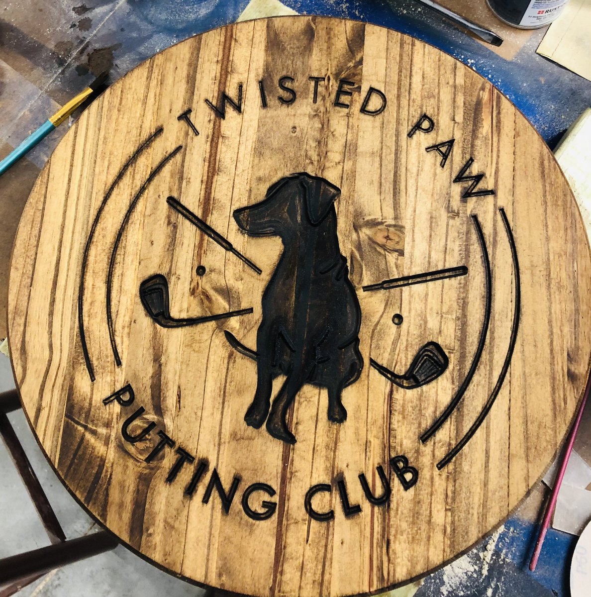 Playing more with my CNC machine ... plus I’m trying to get some brownie points with my son Brian!