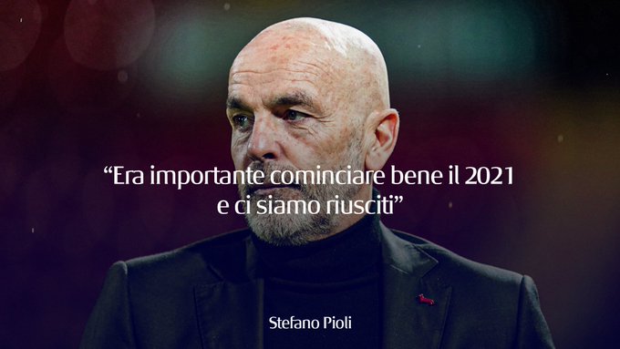 Pelatih AC Milan Stefano Pioli