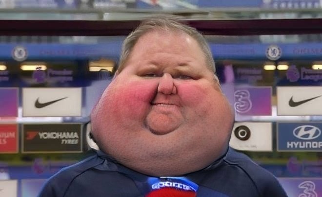 Frank Lampard but everytime this tweet gets 100 likes i make his face fatter