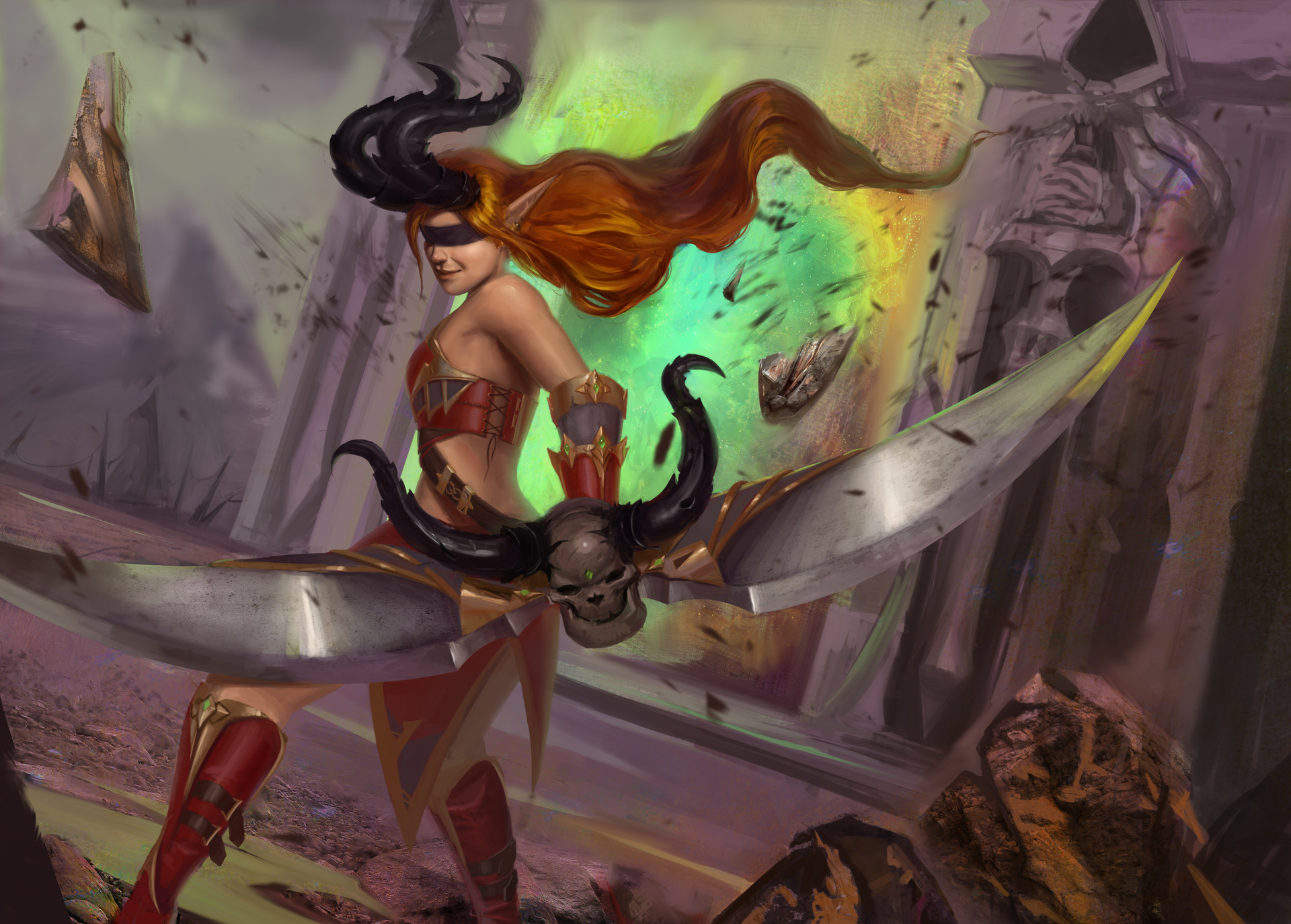 World of Warcraft охотница на демонов