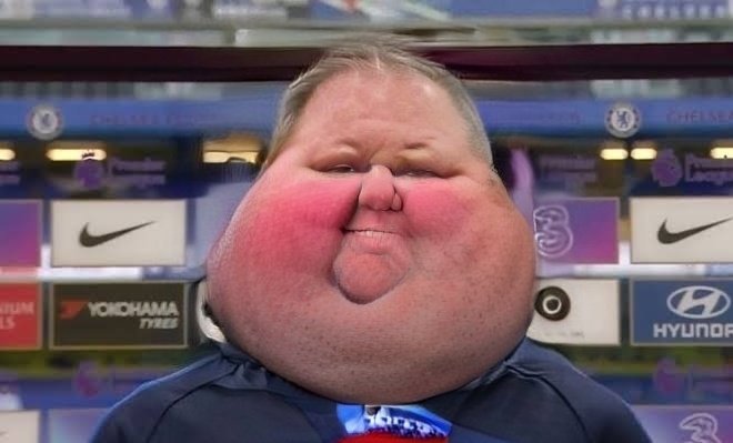 Frank Lampard but everytime this tweet gets 100 likes i make his face fatter