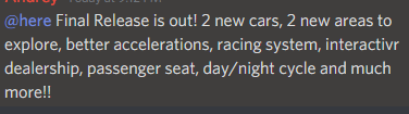 andreytize's tweet photo. Final Release is out!! 🚥 #RobloxDev #DealershipSimulator #DevpromInc https://t.co/9cTK7nzKfd