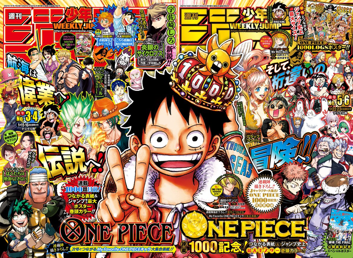 Rsa Variant List Of Favorite One Piece Characters Illustrated By Other Manga Artists In Weekly Shonen Jump Onepiece
