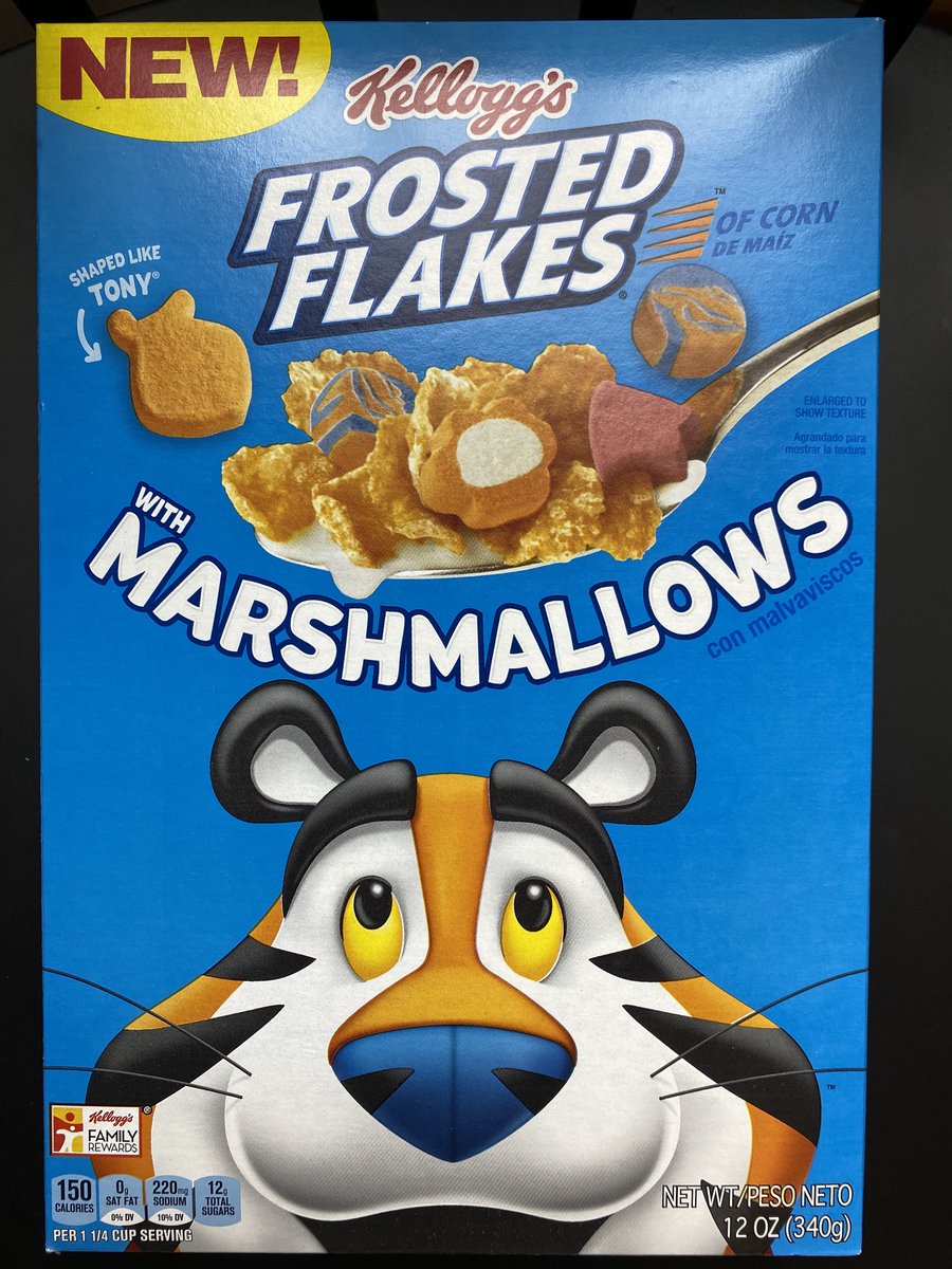 • Lucky Charms Honey Clovers• Frosted Flakes with Marshmallows• Cocoa Puffs Brownie Crunch #new