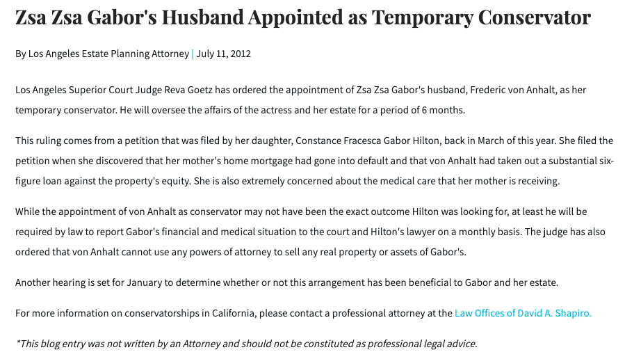 Judge Reva Goetz has presided over multiple conservatorship cases, not only over Britney Spears, but over other celebrities like Mickey Rooney and Zsa Zsa Gabor and many other lesser-profile victims such as Jean Tanaka and Antoinette Townsend.  #FreeBritney