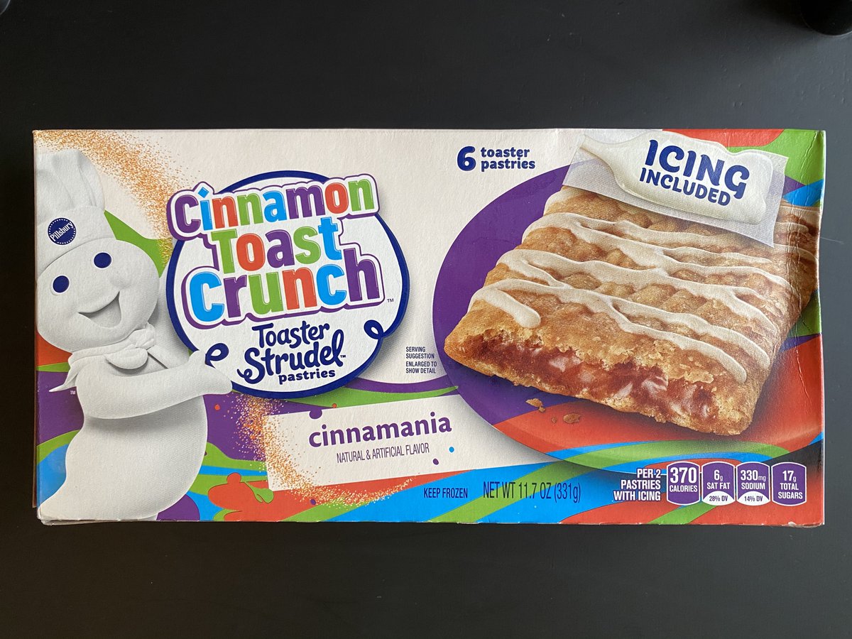 • Charleston Chew Rollers• Tajin Peanuts• Cinnamon Toast Crunch Toaster Strudel: Cinnamania (!)• Honeyracha #new
