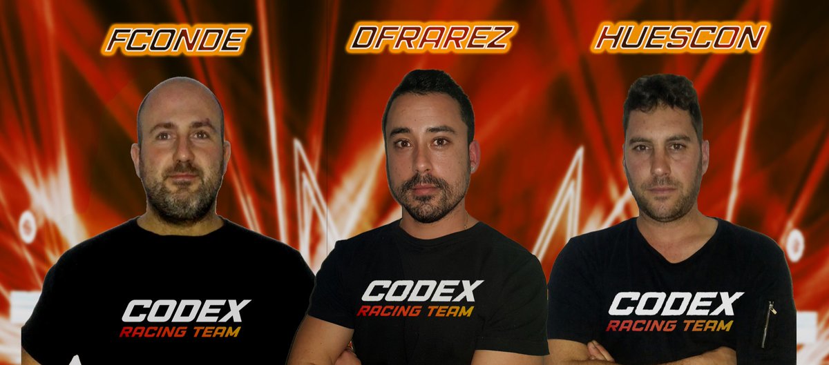 OFICIAL 
Esta noche os presentamos a 3 grandes pilotos que seguro nos ayudarán a crecer como equipo💪
- DFrarez 
- Fconde 
- Huescon 
Gracias por formar parte de este proyecto, ahora a darle caña que seguro que nos vais a traer muchas alegrías!😉
Mucha suerte cracks!👊🏁