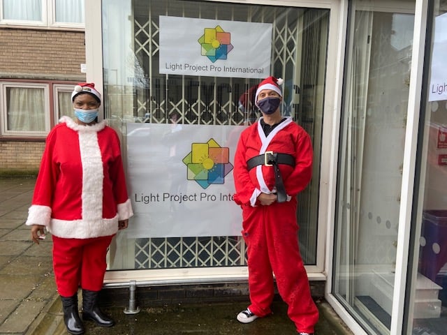 Our food bank is open every Wednesday fro 12-1:30pm!

Even Santa came by these holidays to give out pressies!