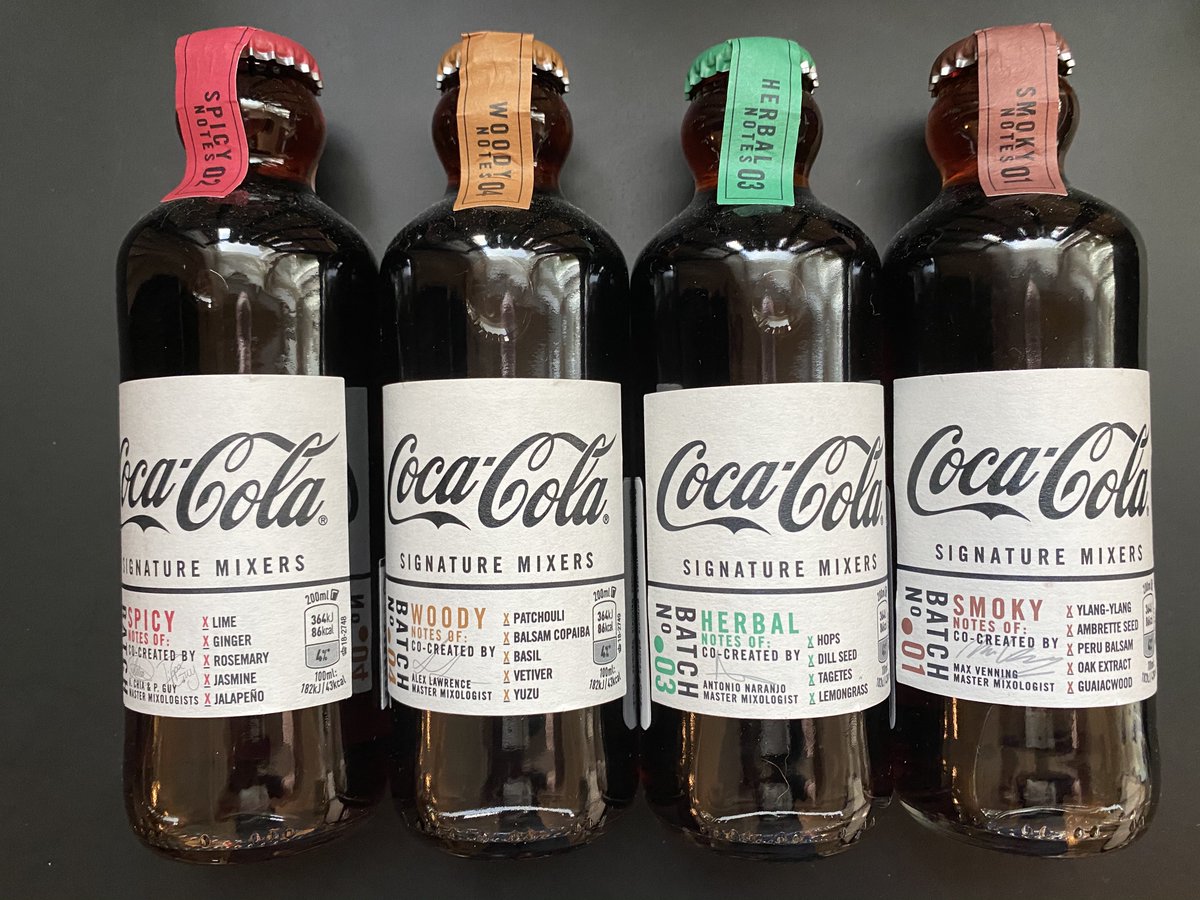 • Coca Cola Signature Mixers (Imported). Problem is I don't really drink but I liked the bottles #new