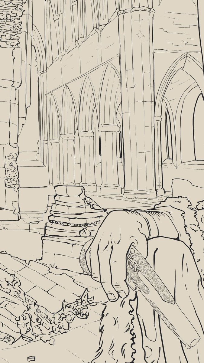 HLR_ART's tweet photo. Dumping some castle line work on here also. #commissionsopen https://t.co/9luuEEdPDy