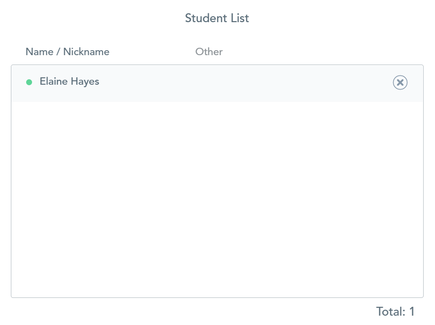 7. Students go to  http://Nearpod.com&nbsp; and type in the code and enter their name. You as the teacher can see what students are in, and can remove them if they don't put in their correct name by clicking the participants list (bottom left) & clicking the x alongside their name