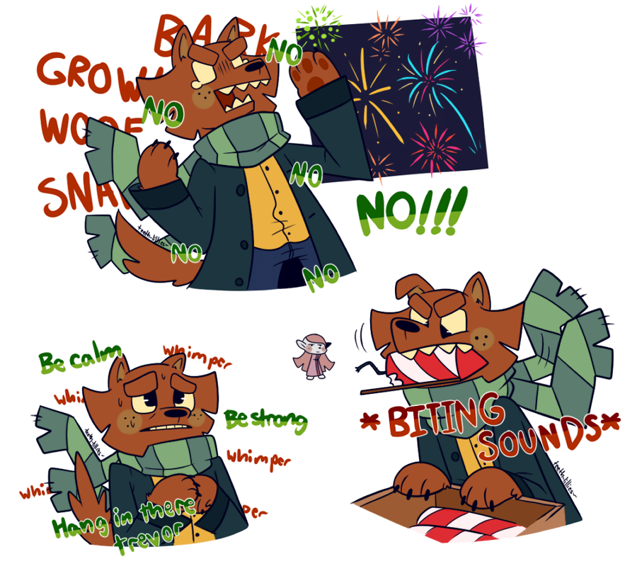 TeethLillies's tweet photo. He don't like the fireworks!! Scary!! But sparklers are okay :-)
#trevorgarbo #smileformegame #trencilvarnnia #natvancey https://t.co/ey2wffI2DF