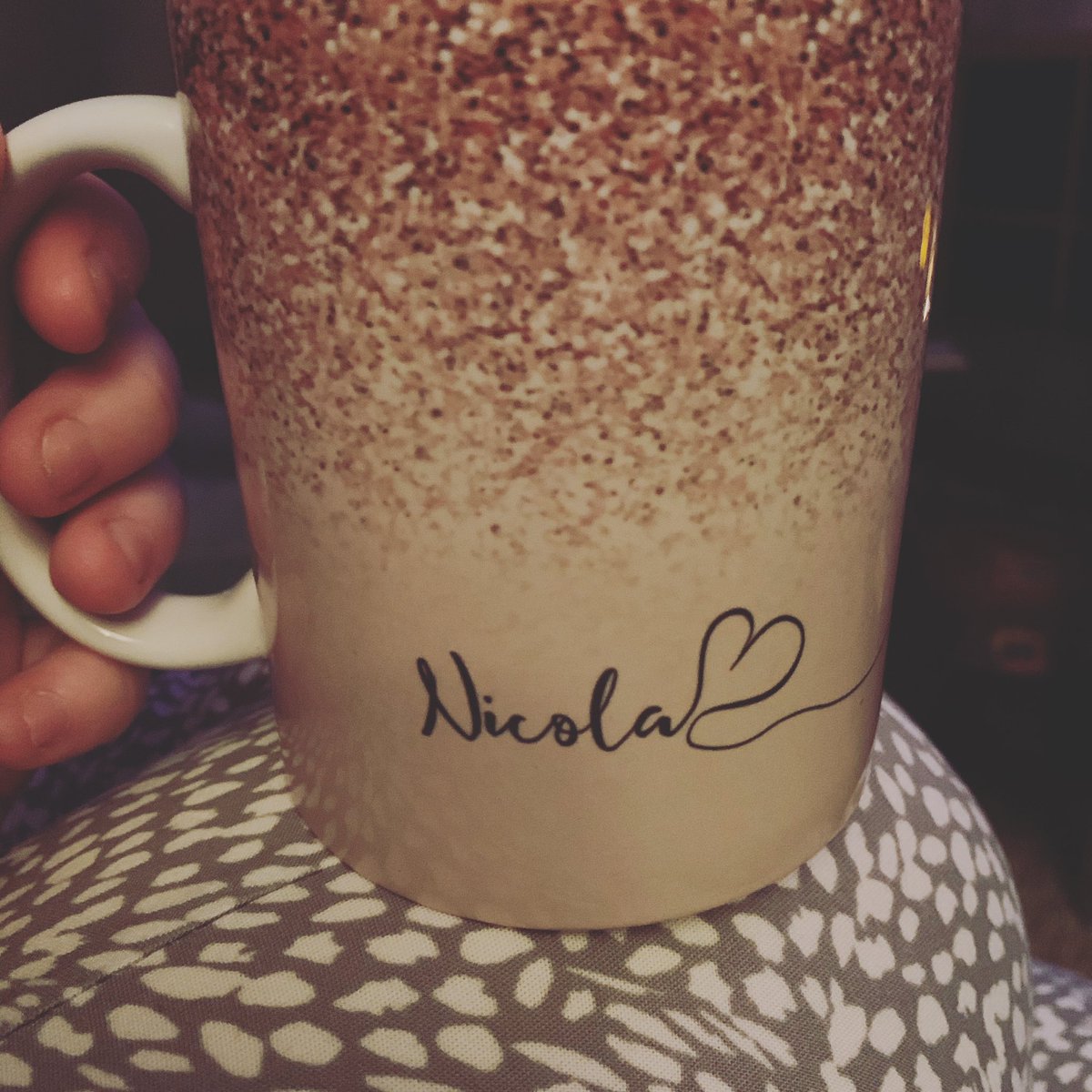 Absolutely love my new mug pink and sparkly the girl knows me so well. Thanks again <a href="/_HeatherJH/">Heather</a> xxx