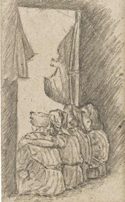 Le pont n’a plus de parapet ; et il a été reconstruit je ne sais comment ! Nous traversons tout doucement. Le Docteur, Maurice, Jackie sont assis à la porte grande ouverte du wagon. Leurs jambes pendent au-dessus de l’eau et nous nous penchons par-dessus eux pour voir.