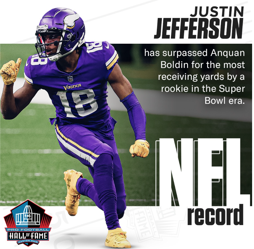 Smittyverse_'s tweet photo. Wow!  Congrats to Justin Jefferson!  If only the Eagles had a shot at such a superb, no-brainer selection in the draft!  Oh, well!  Shucks! https://t.co/bcabOuGqGL