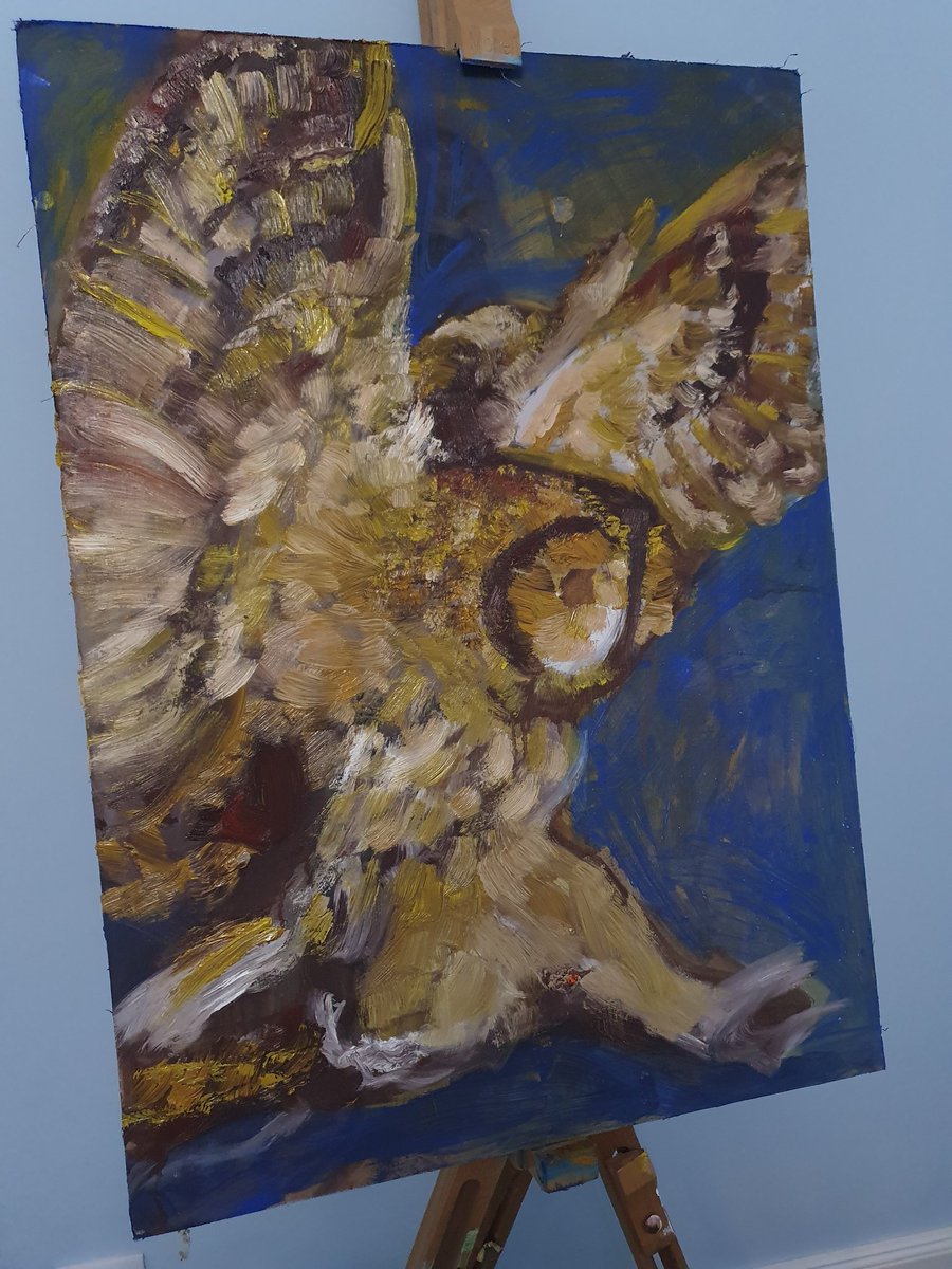 art_ptah's tweet image. As a work in progress can y'all guess what it is? 
I bet most can't XD
#WIP #wipart #guess #GUESSWHO #painting #oilpainting #process #art #artistsontwitter #smallartist #SupportArtists #follo4folloback #LikeForLikes #rtArtBoost #painting #QuestionOfTheDay