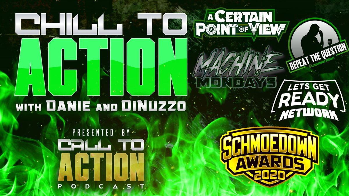 CallToActionPod's tweet photo. Whats up yall! #ChillToAction is back! We're pumped to bring back a very special episode for everyone!
Tonight we'll be hanging out with the fellow nominees of @TheSchmoedown Aftershow/Podcast award!
Join us live at 8:15PT/10:15CT
https://t.co/1RHzg0OgT5 https://t.co/9B9XQm4zJf