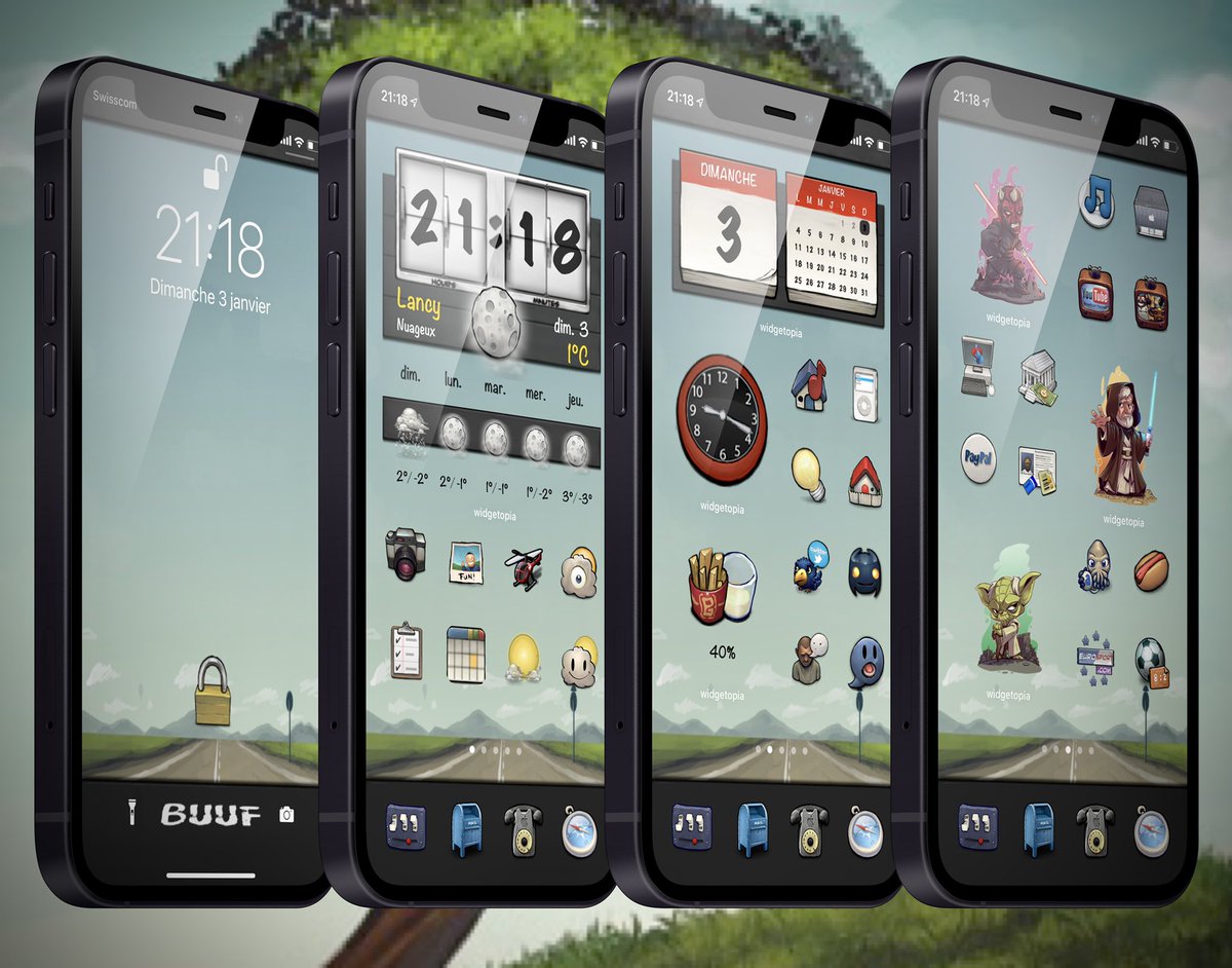 Sc4rch1's tweet image. New setup 😝. 

#BuufJuiced
#Iconboard
#Widgetopia
#NoJailbreak