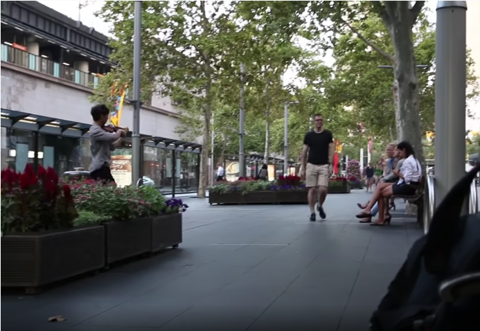 Parts of "A classical musician's guide to getting girls" and "If my life had a classical soundtrack" were filmed in the Circular Quay area of Sydney.