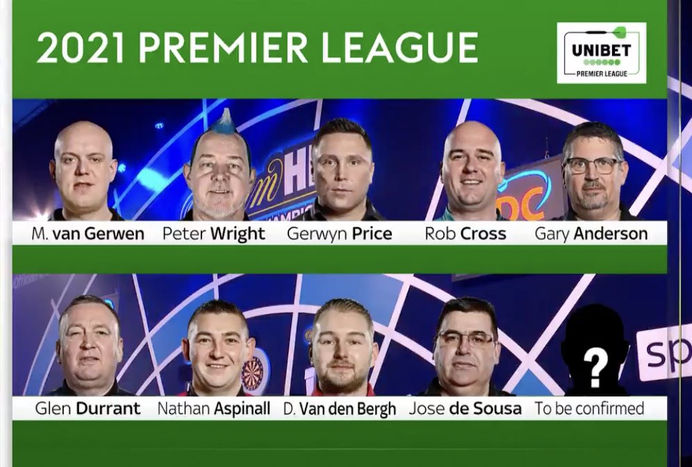 Live Darts Twitter: "𝟐𝟎𝟐𝟏 𝐋𝐞𝐚𝐠𝐮𝐞 𝐃𝐚𝐫𝐭𝐬 𝐥𝐢𝐧𝐞-𝐮𝐩 📋 💬 https://t.co/NlVTfBVAA1" Twitter