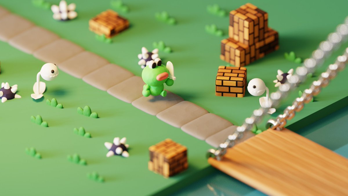 soft_rumpus's tweet photo. "Sword II: The Adventure Of Frog"

Here is the game box art that I made during @NoelFB  stream!

#Blender3D #b3d #gamedev https://t.co/wjqgDvBM8h