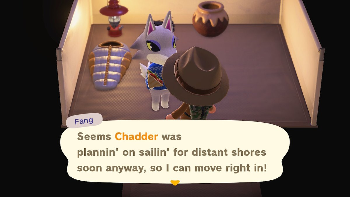 RobbieBulilan's tweet image. FINALLY getting another wolf on my island! Welcome home fang! #AnimalCrossing #ACNH #NintendoSwitch