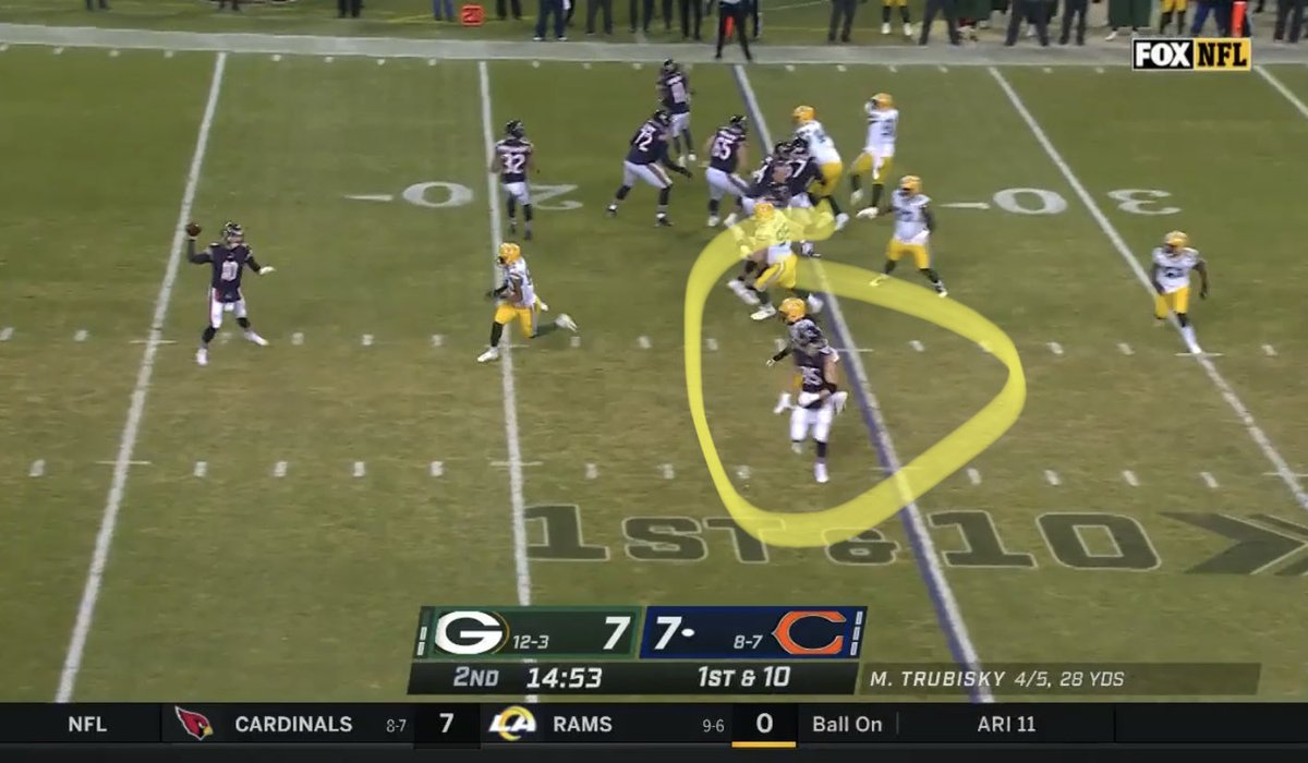 Next drive another naked boot where they’re in right away, Mitch takes Kmet for 7 as he doesn’t have time for anything else nor should he go anywhere else