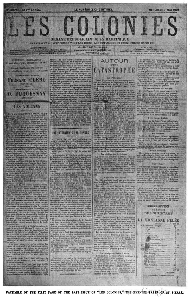 The editor of the island's main newspaper, Les Colonies, was a white man entirely on board with the Progressive Party's white supremacist agenda, as was the governor. The trusted newspaper printed only things complimentary to the Progressive Party and suppressed other views.