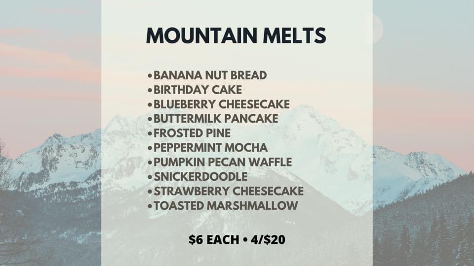 MountainMelts's tweet photo. Updated Scent List!!
#waxmelts #smallbusiness #shopsmall #retweet #NewYear2021 https://t.co/PDKsYaxQrd