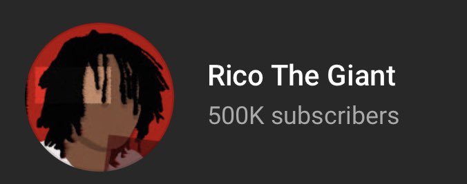 RicoTheGiant's tweet photo. We just hit 500k! I honestly don’t know how to feel because last year wasn’t really my best year when it came to uploads, but I want to say thank you for watching the videos and sticking with me through 2020 ❤️ We’re gonna do our thing this year! #STierMob https://t.co/sPXl7lj6ma