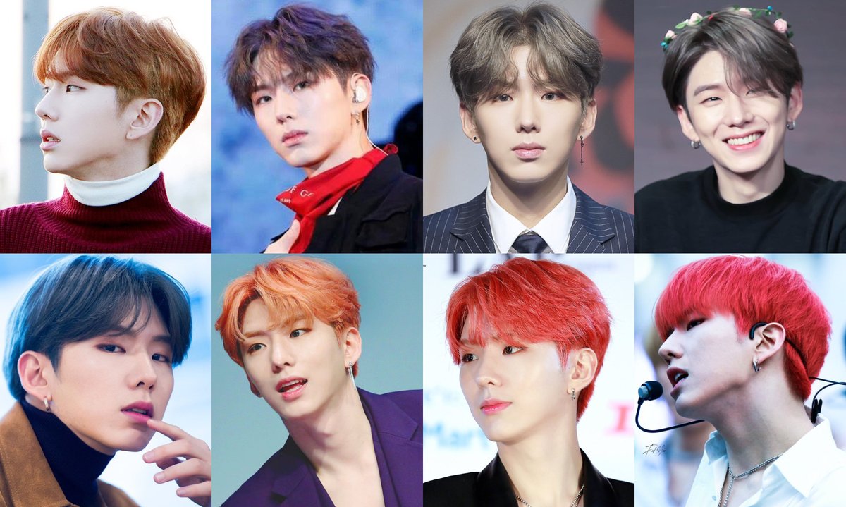 kihyunsource's tweet photo. the many variations of Kihyun’s hair #기현 https://t.co/ty3Po003Za