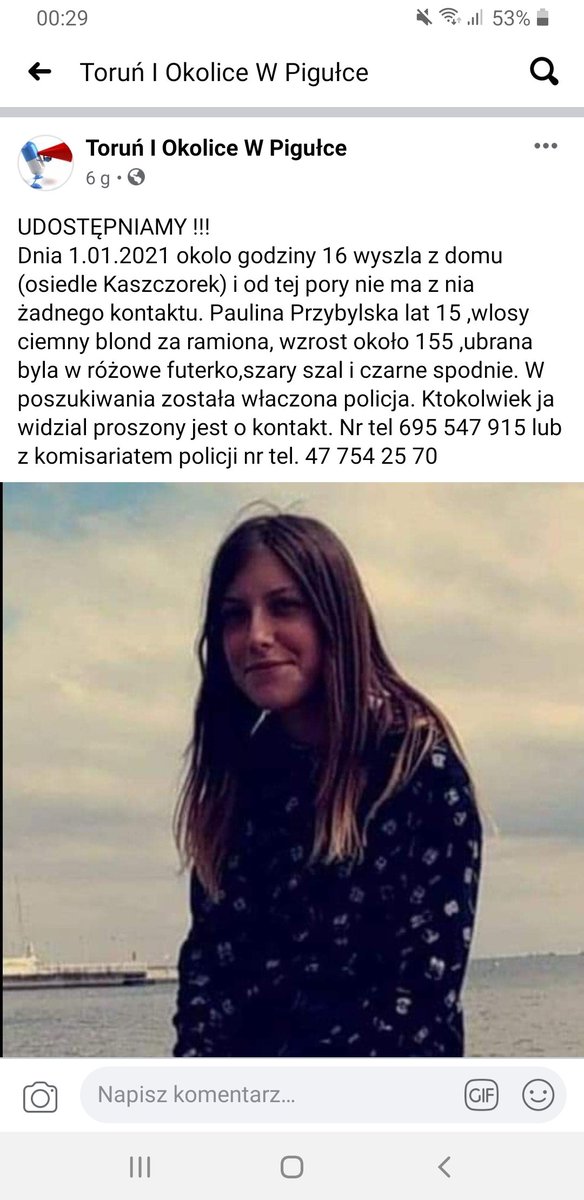 tenzajebistyboy's tweet photo. Zaginęła dziewczyna z mojego miasta! Dawajcie RT, bo może dzięki temu szybciej się znajdzie!!! https://t.co/Gr2lNEDBPQ