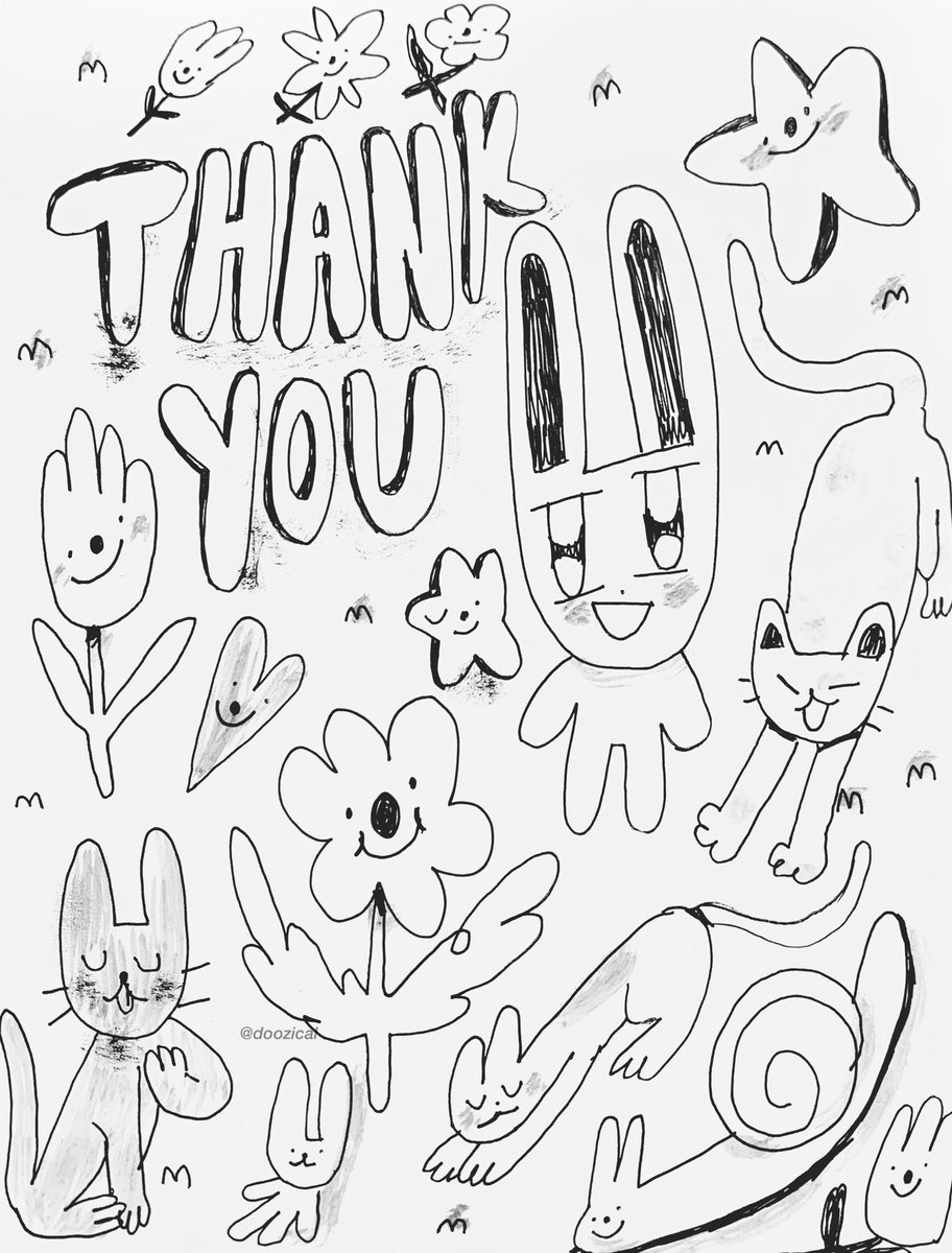 making silly thank you cards 