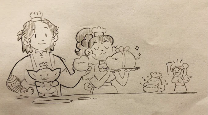 Sahzu and Yaya had a little cooking adventure to save a gnome from being killed 
