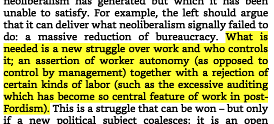 This evokes Parenti's "the revolution that feeds the children gets my support" vs. Bookchin's "I'd join ancaps to fight socialism if their revolution ever succeeded."Individualism with anti-capitalist characteristics.