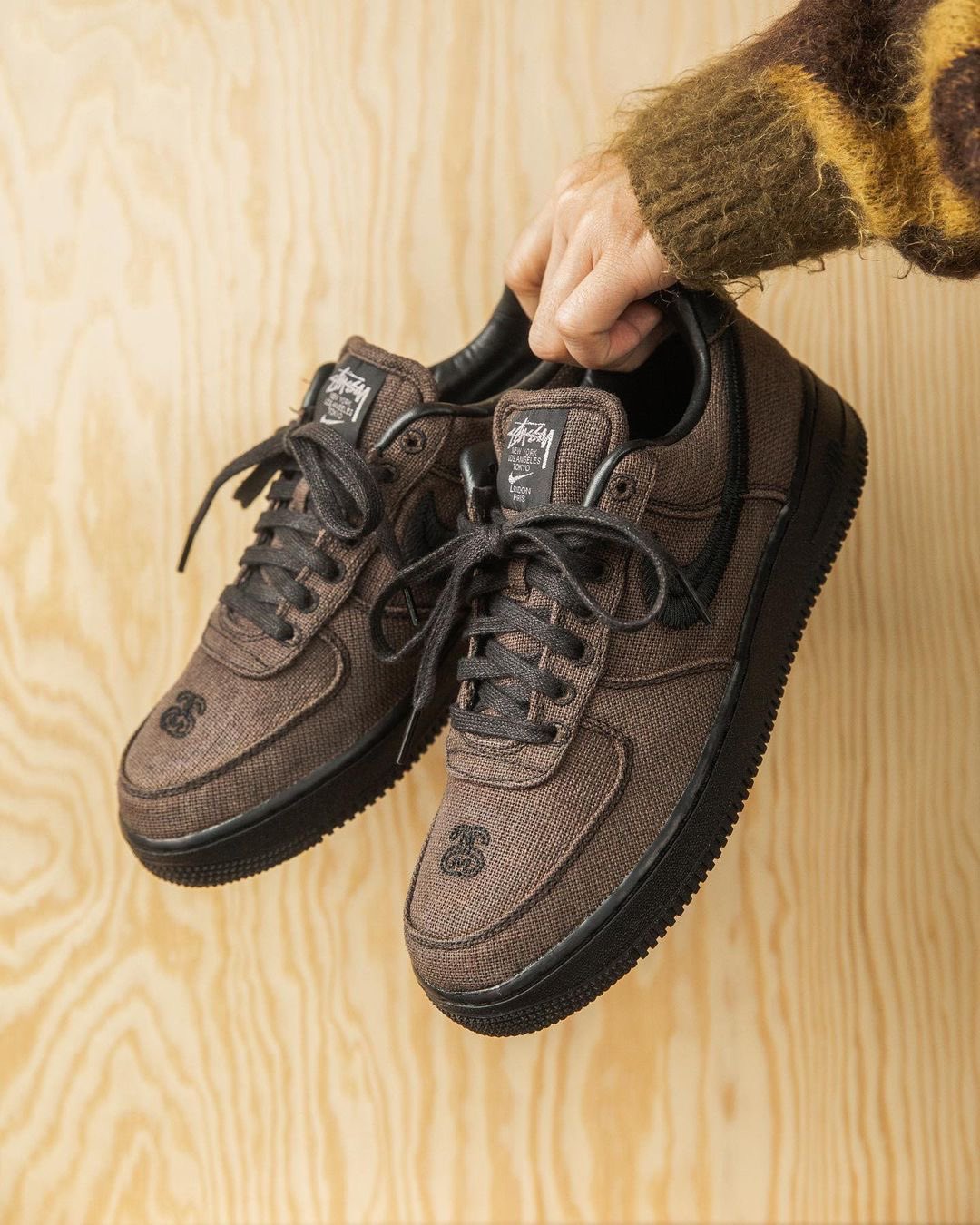 stussy air force 1 dyed