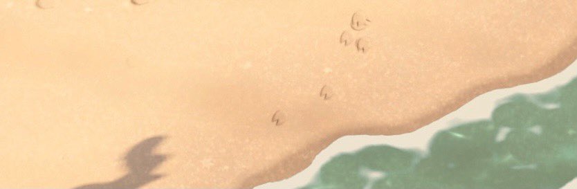 annasflora's tweet photo. Erik’s little hoof marks in the sand rt if you agree 🥺 https://t.co/E5a8BZmx4e
