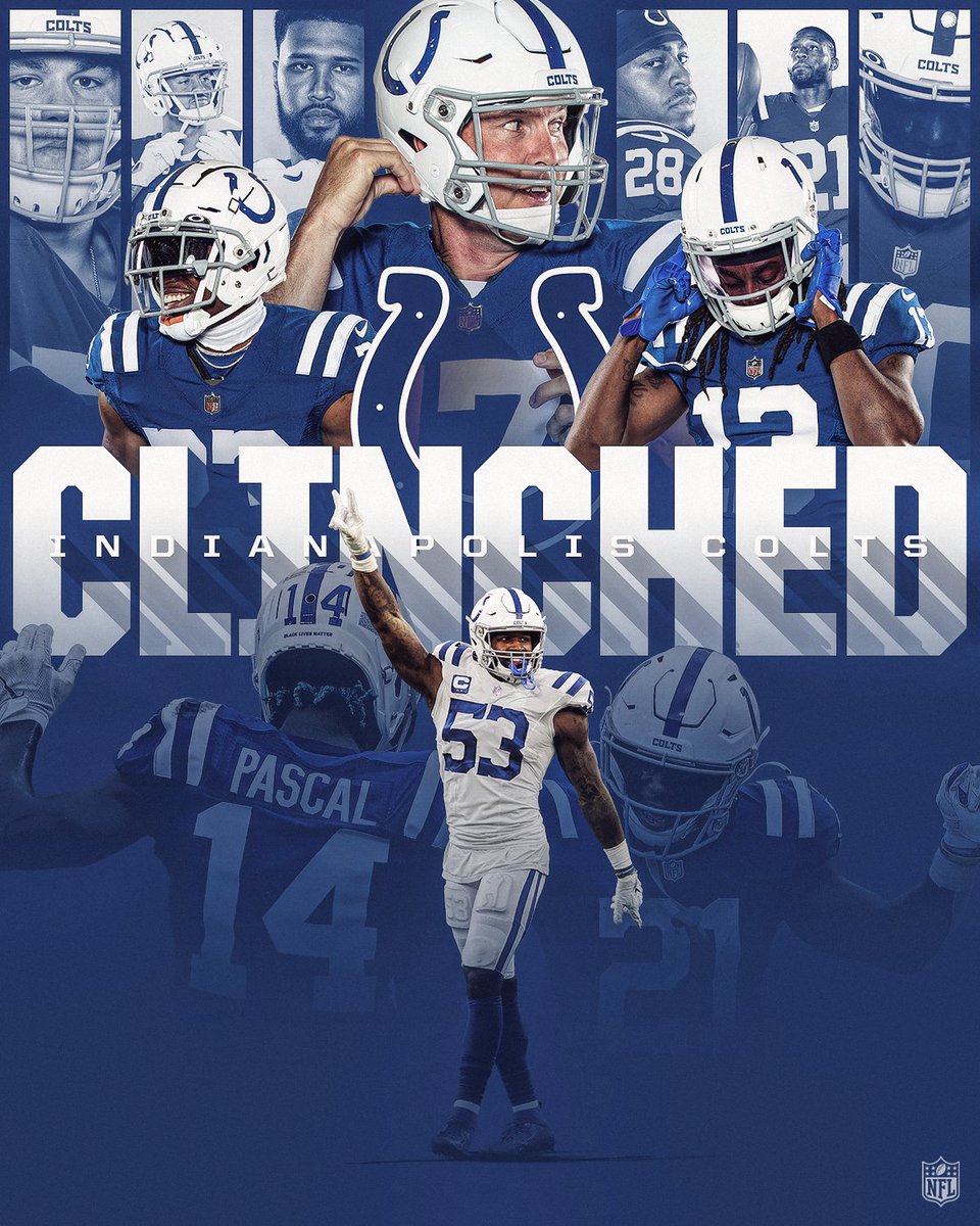 See you on #SuperWildCard Weekend, <a href="/Colts/">Indianapolis Colts</a>! #ForTheShoe #NFLPlayoffs