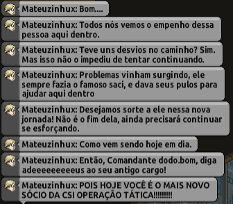 TheCSIOT's tweet photo. #TT15:
Parabéns, dodo.bomb! Você é o mais novo #Sócio da CSI OPERAÇÃO TÁTICA®. Boa sorte!
#AnuncioSemanalCSIOT https://t.co/TrUYpjIEsg