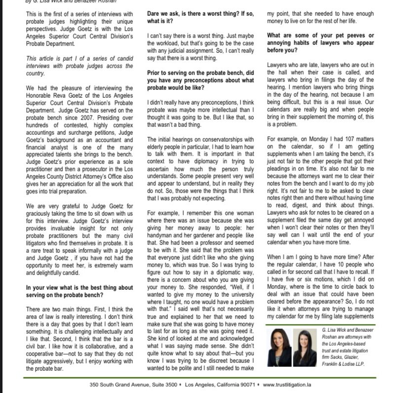 Meanwhile, in her "view from the bench," Reva Goetz says the initial conservatorship hearings were hard for her because "some people present very well and appear to understand, but in reality they do not." WHAT?  #FreeBritney
