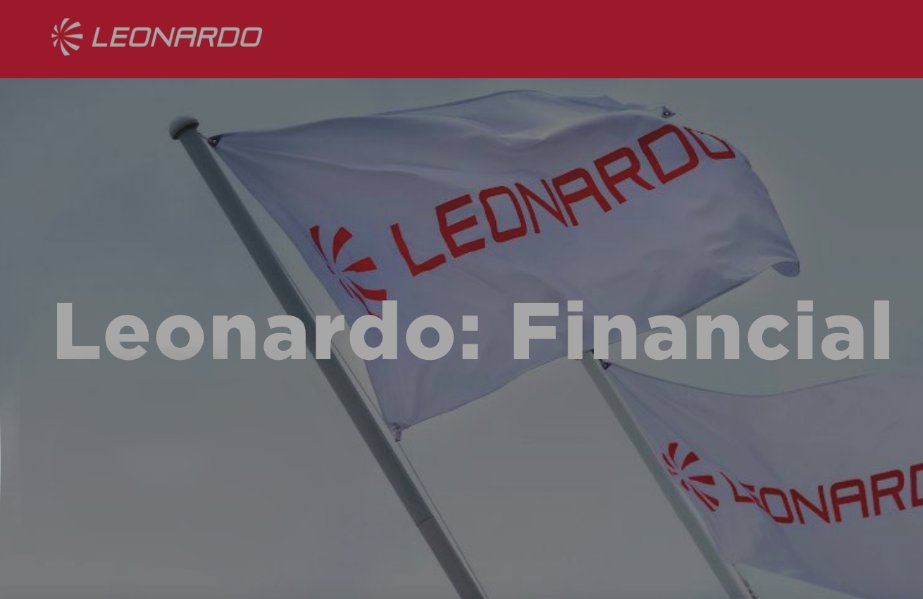 19. Leonardo is an Italian multinational company specializing in aerospace, defense, security, and the eighth largest defense contractor in the world with €13.8 billion in revenue in 2019. The Italian government holds 30.2% of the company's shares & is its largest shareholder.