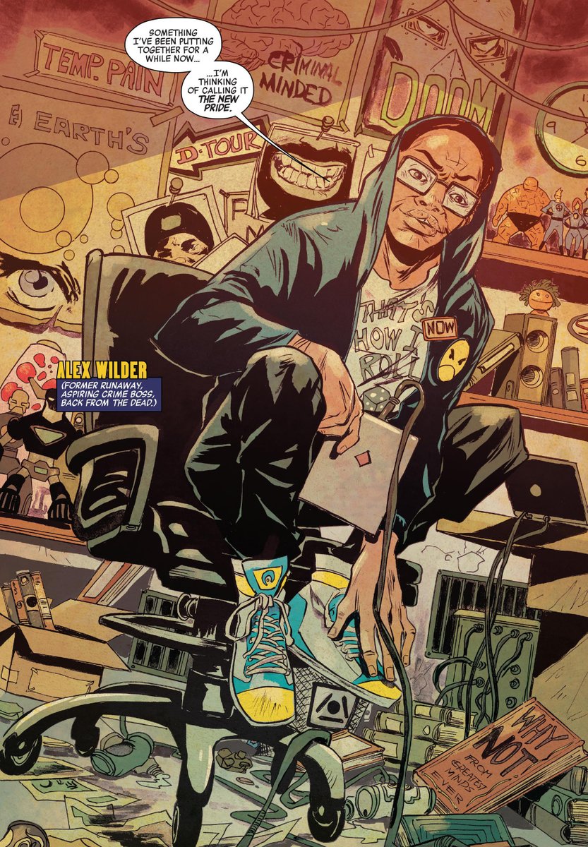IVWall's tweet photo. The #CharacterFocus today is Alex Wilder, the brains of the Runaways operation... or really any operation. That tends to be his ability of choice. No spoilers, but this is an excellent character check him out in the comics or on screen. First App: Runaways #1 (2003) #Comics https://t.co/u0P8mhRmRs