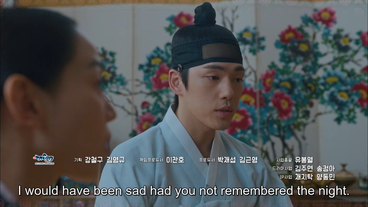 Rather than taking advantage of the queen, it is more likely that Cheoljong 100% believed the queen was really conscious. That's why there is an immediate change in his face, from happy to sad. And said he'd sad if the queen doesn't remember the night. #MrQueen  #MrQueenEp8